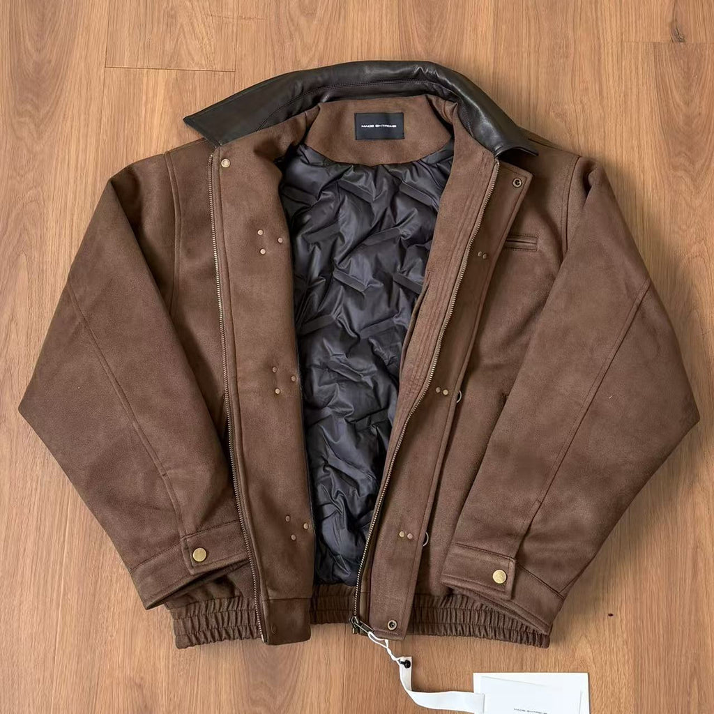 MADEEXTREME | Barn-Style Suede Down Jacket