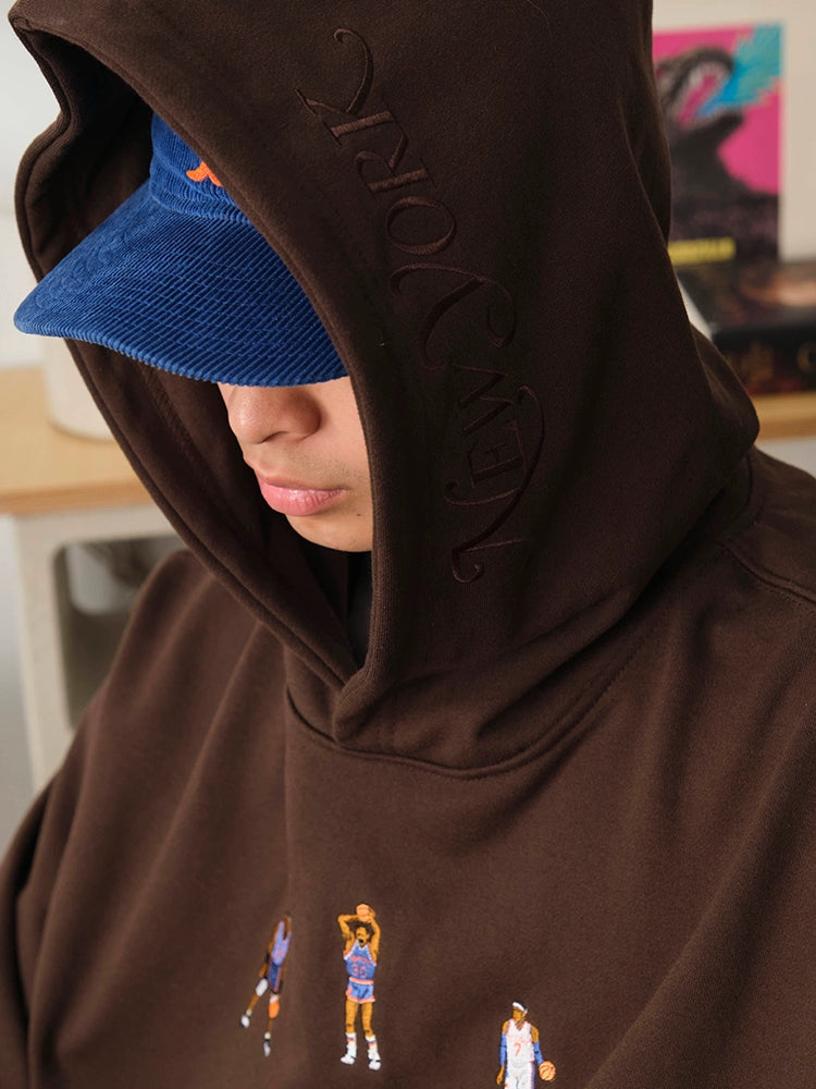Battles Casual Loose Hooded Sweater