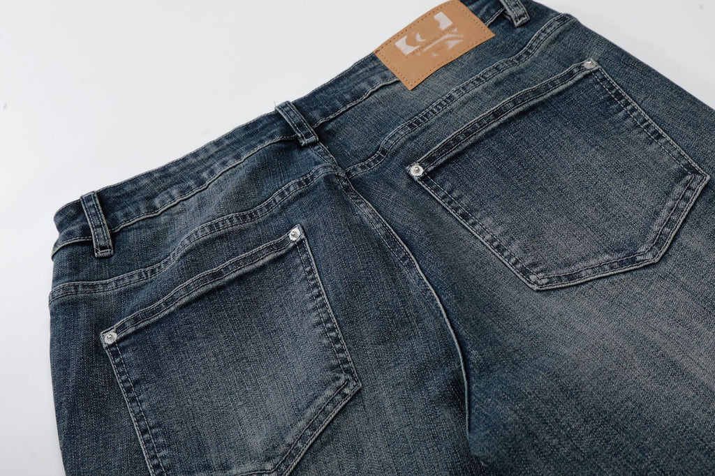 11KN 11 oz Indigo Blue Flare Jeans