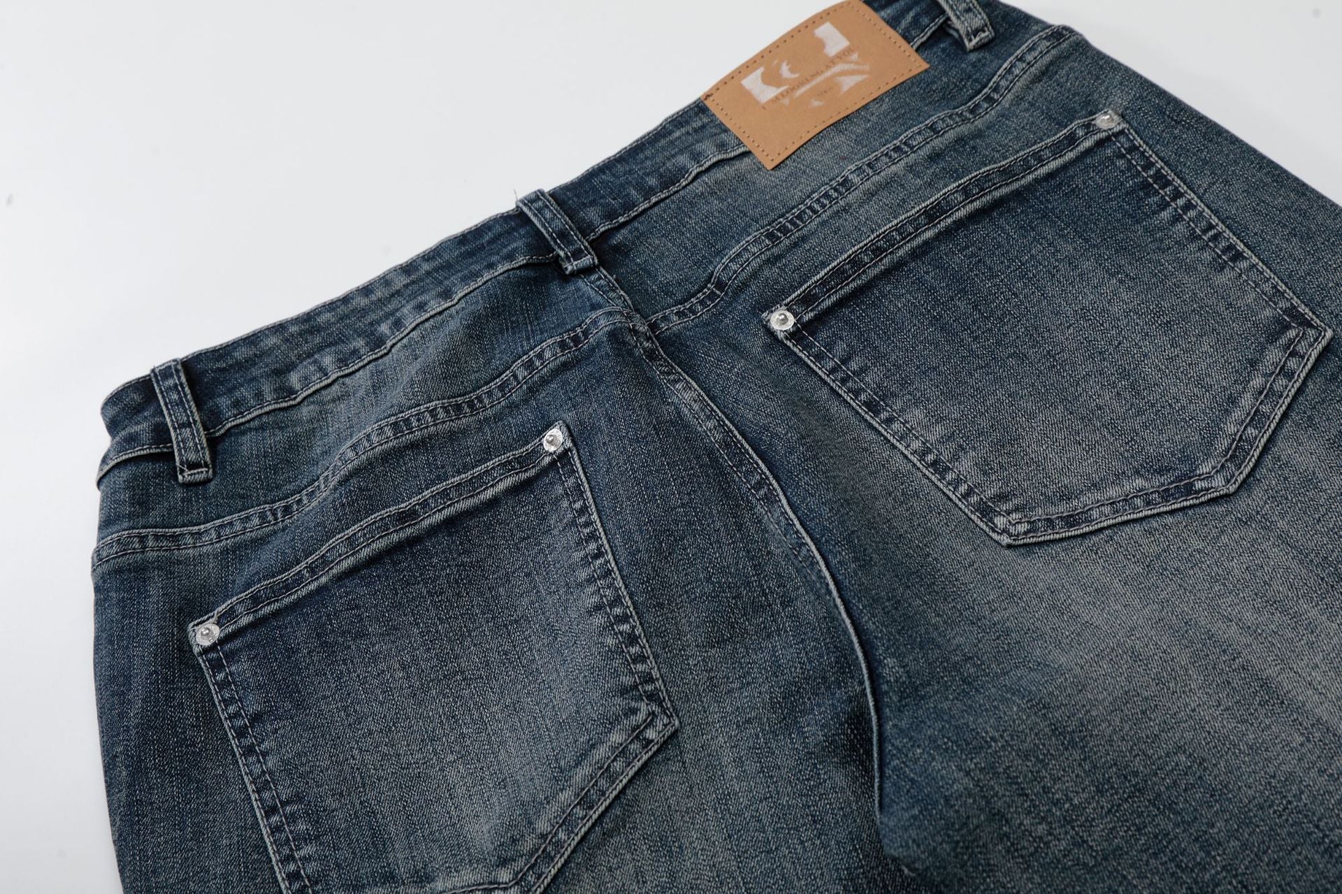 11KN 11 oz Indigo Blue Flare Jeans
