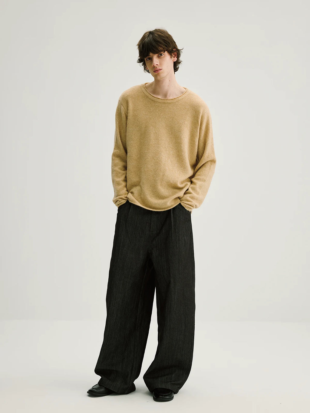 CARPEM Raccoon Breathable Relaxed Long-Sleeve Sweater