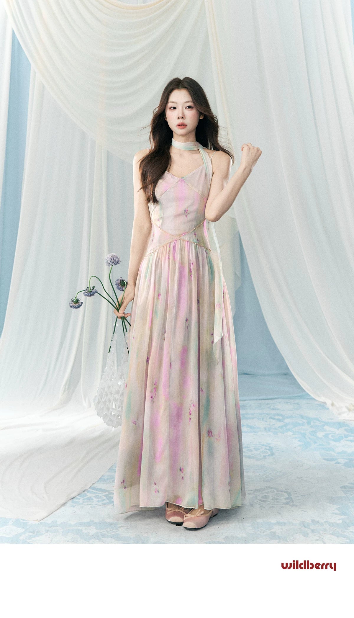 Wildberry Waist Suspender Dress