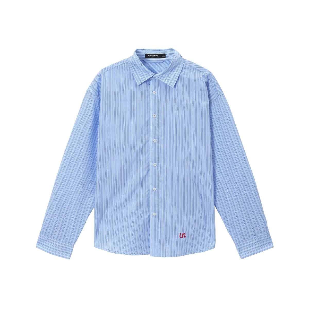 Unvesno Striped Cool-Touch Relaxed Long-Sleeve Shirt