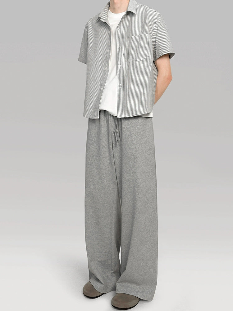 PLUS NO LOGO Striped Boxy Fit Shirt