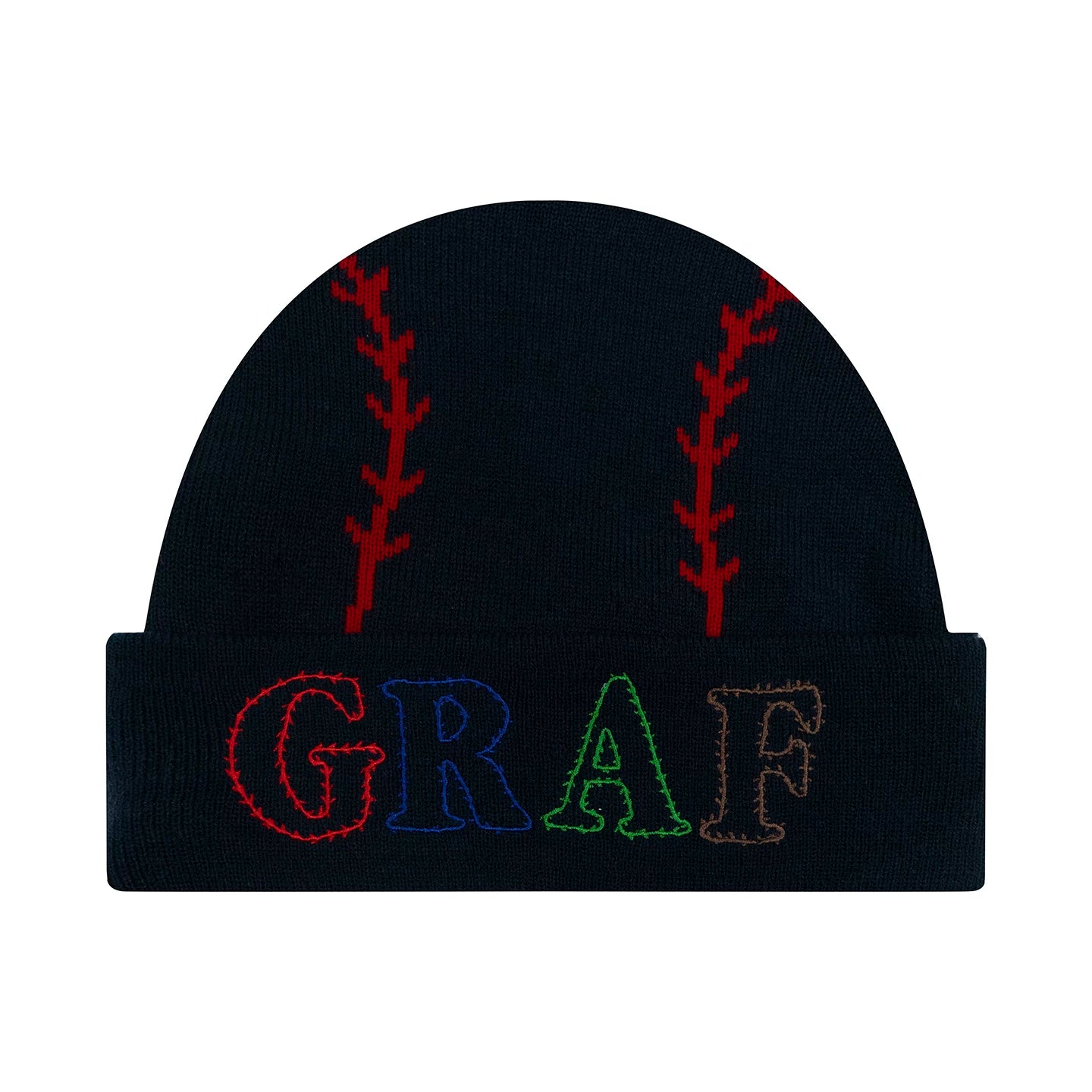 GRAF Red Stitch Beanie