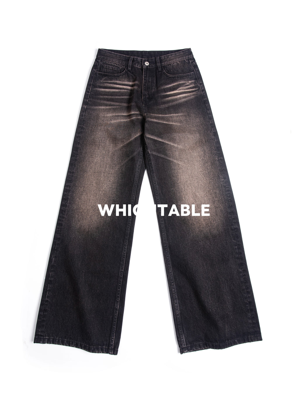 HIGH TABLE 1.0A Straight-Leg Mid-Rise Jeans