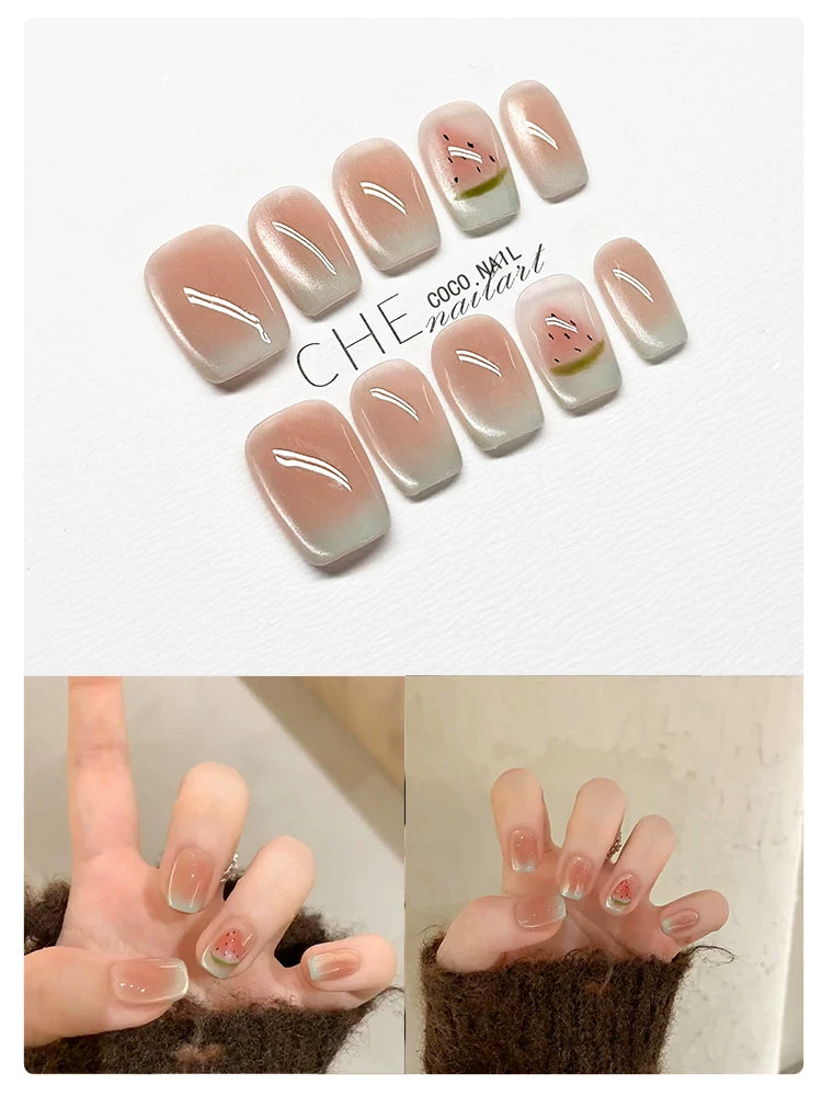 CoCo Handmade Blush Ombre Short Nails