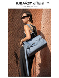 IUBALLET Denim Shoulder Bag - Flap-Top