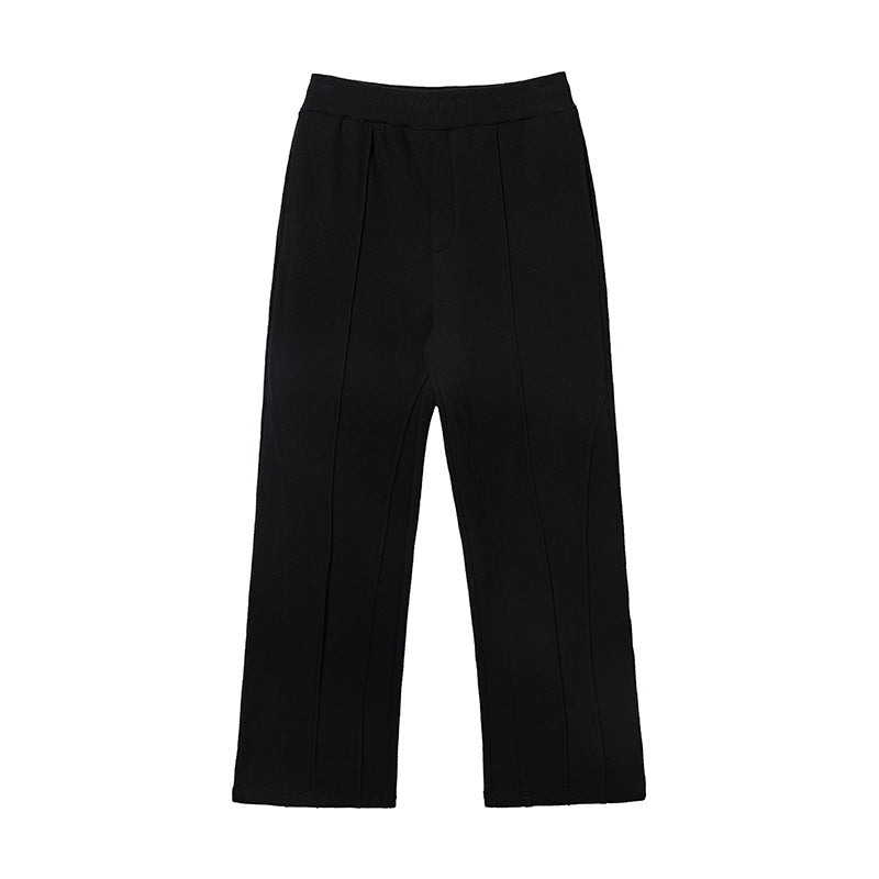 ARTIE Micro-speaker Drawstring Splicing Loose Casual Trousers