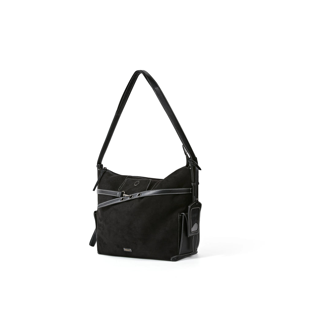 KREATE Frosted Suede Shoulder Messenger Bag