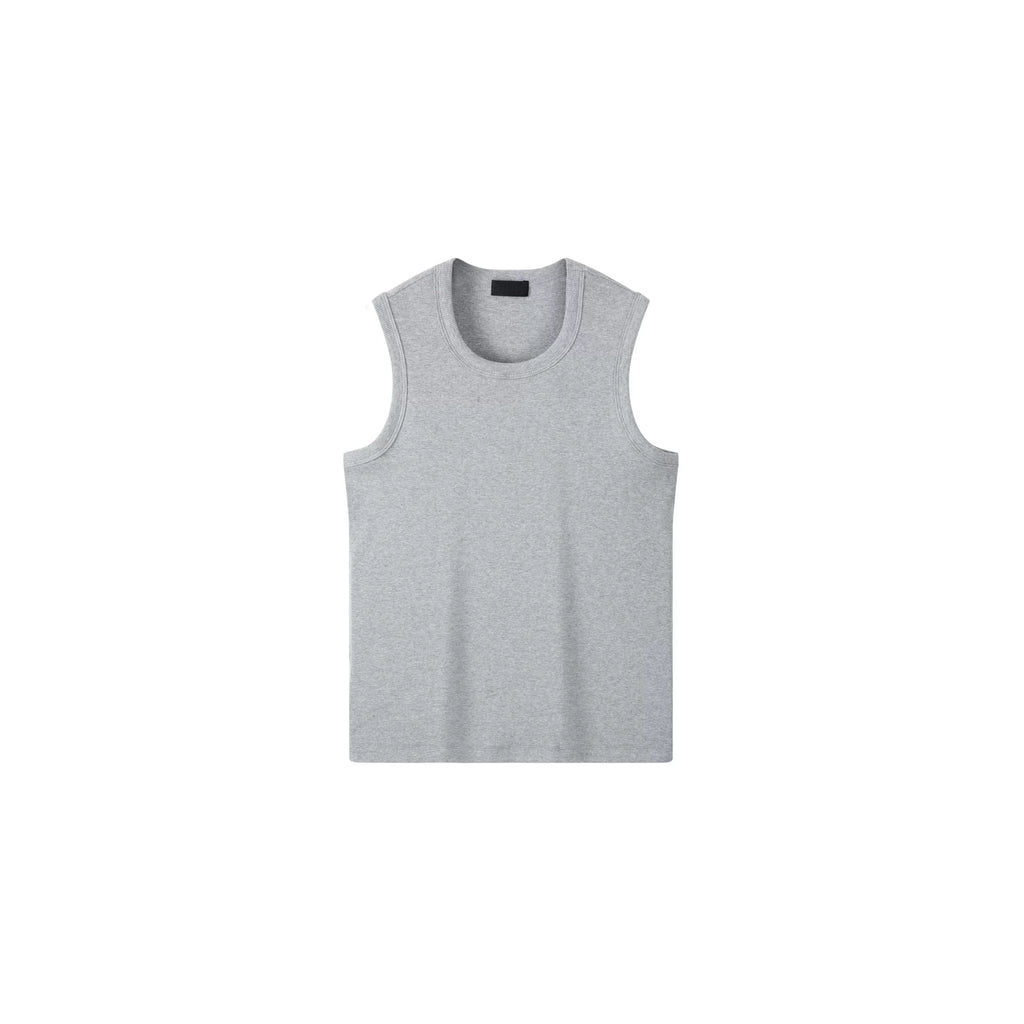 PLUS NO LOGO Stretch Sports Fitness Slim Fit Vest