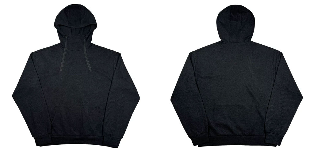 ComicTree Casual Double Zip Bottom Hooded Sweater