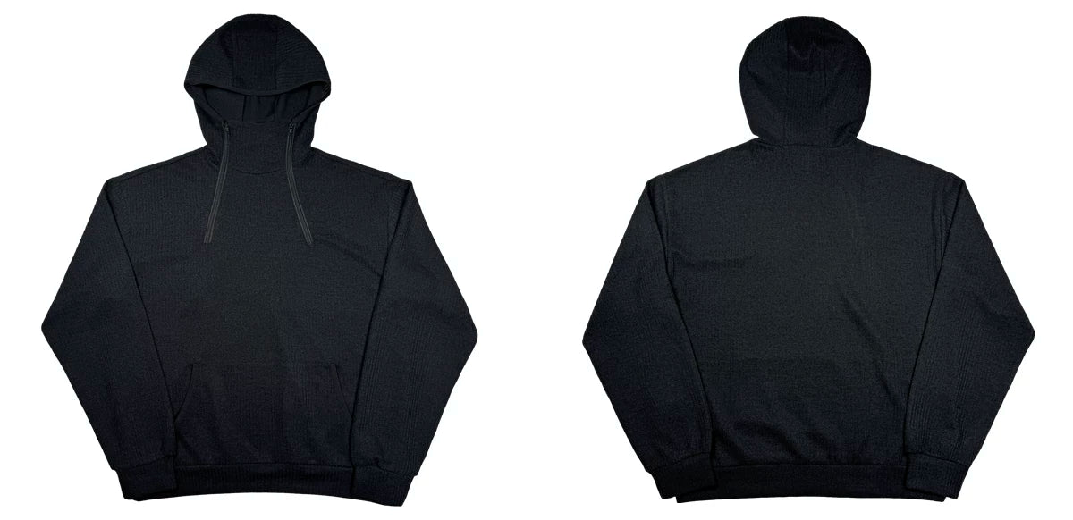 ComicTree Casual Double Zip Bottom Hooded Sweater
