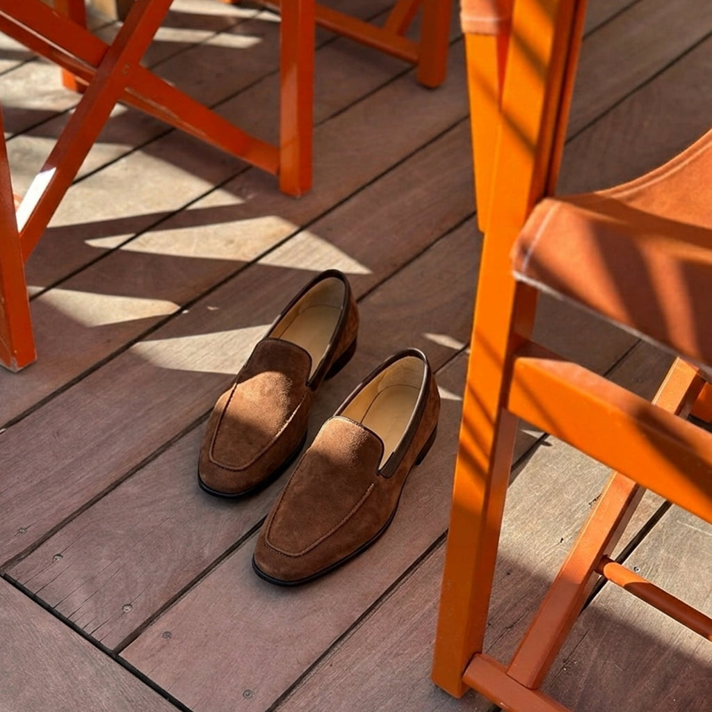 TERRAKOO Suede Slip-On Penny Loafer