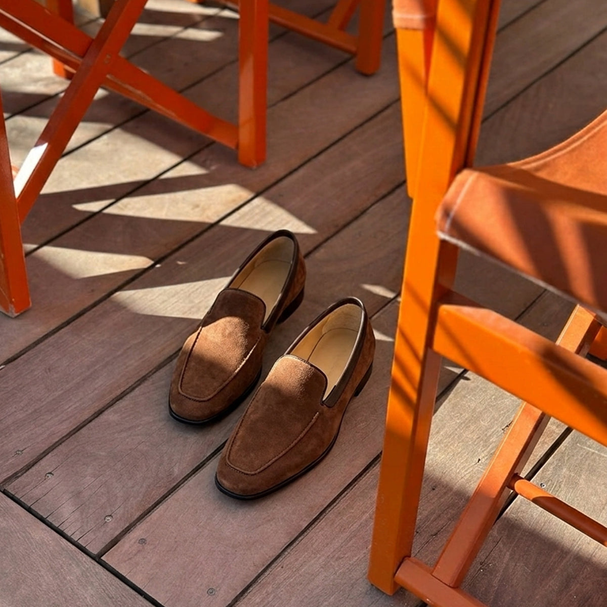 TERRAKOO Suede Slip-On Penny Loafer