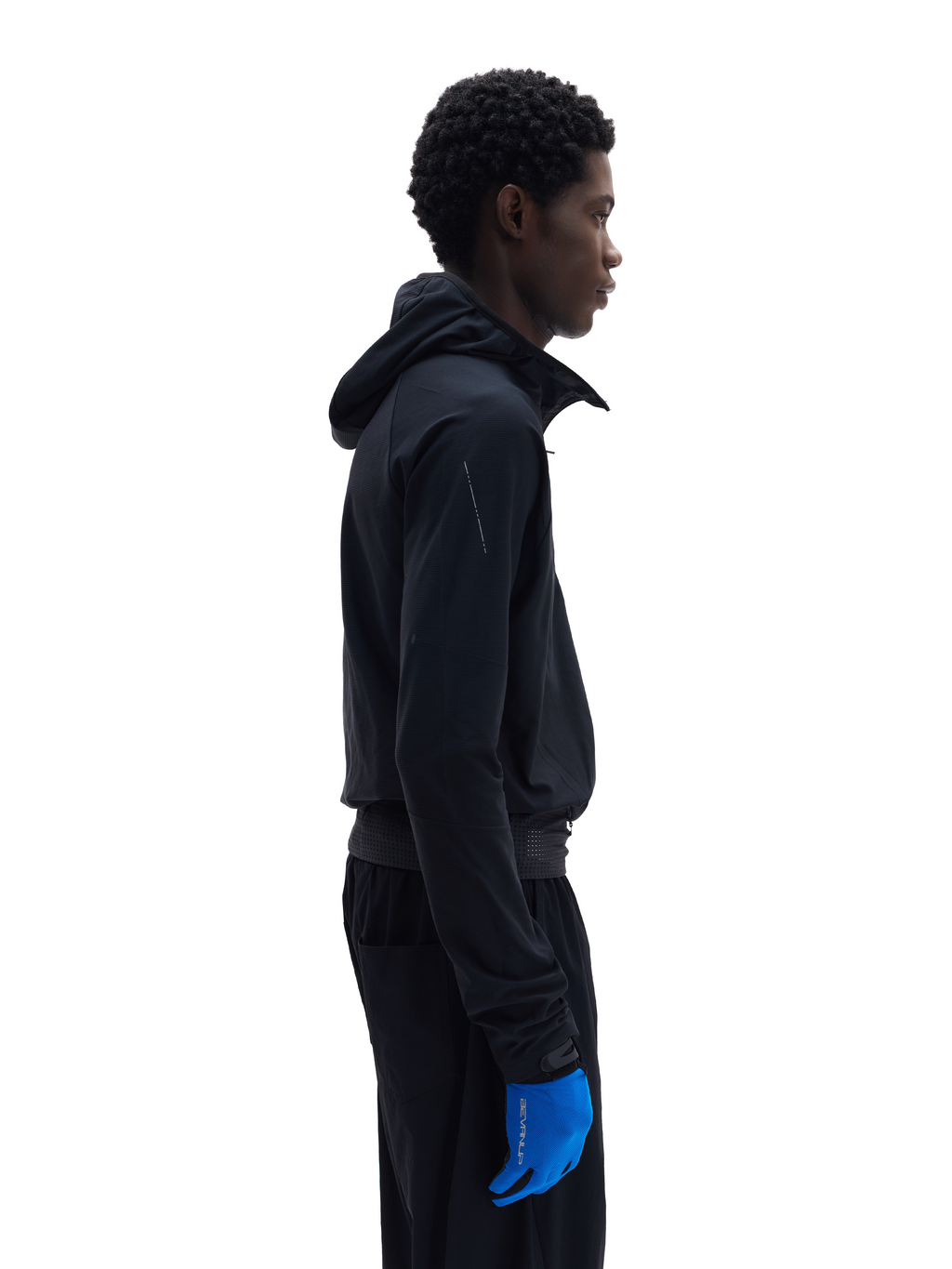 BEVAN UP Reflective Dots Quick-Dry Long-Sleeve Running Jacket