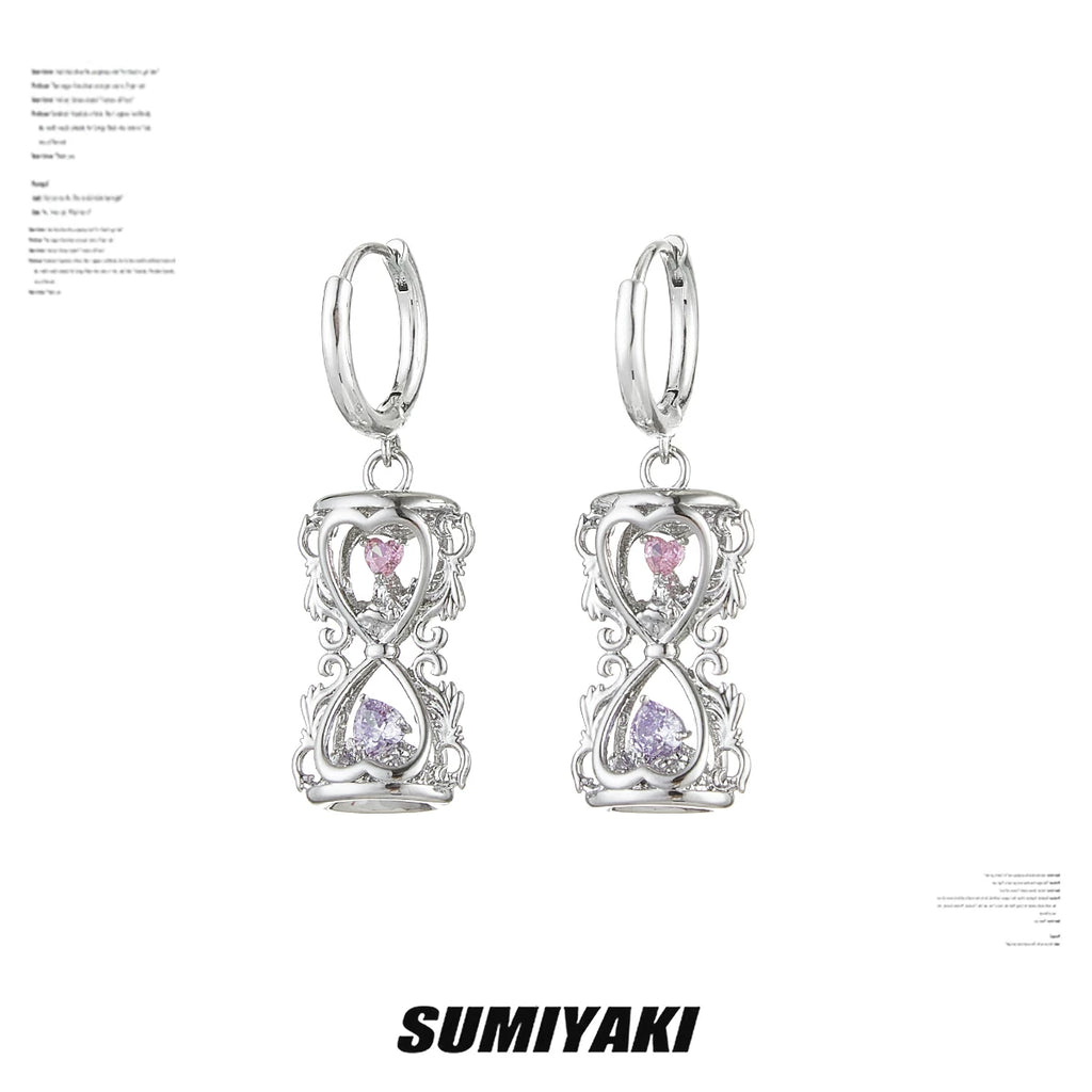 SUMIYAKI Hourglass Pendant Earrings