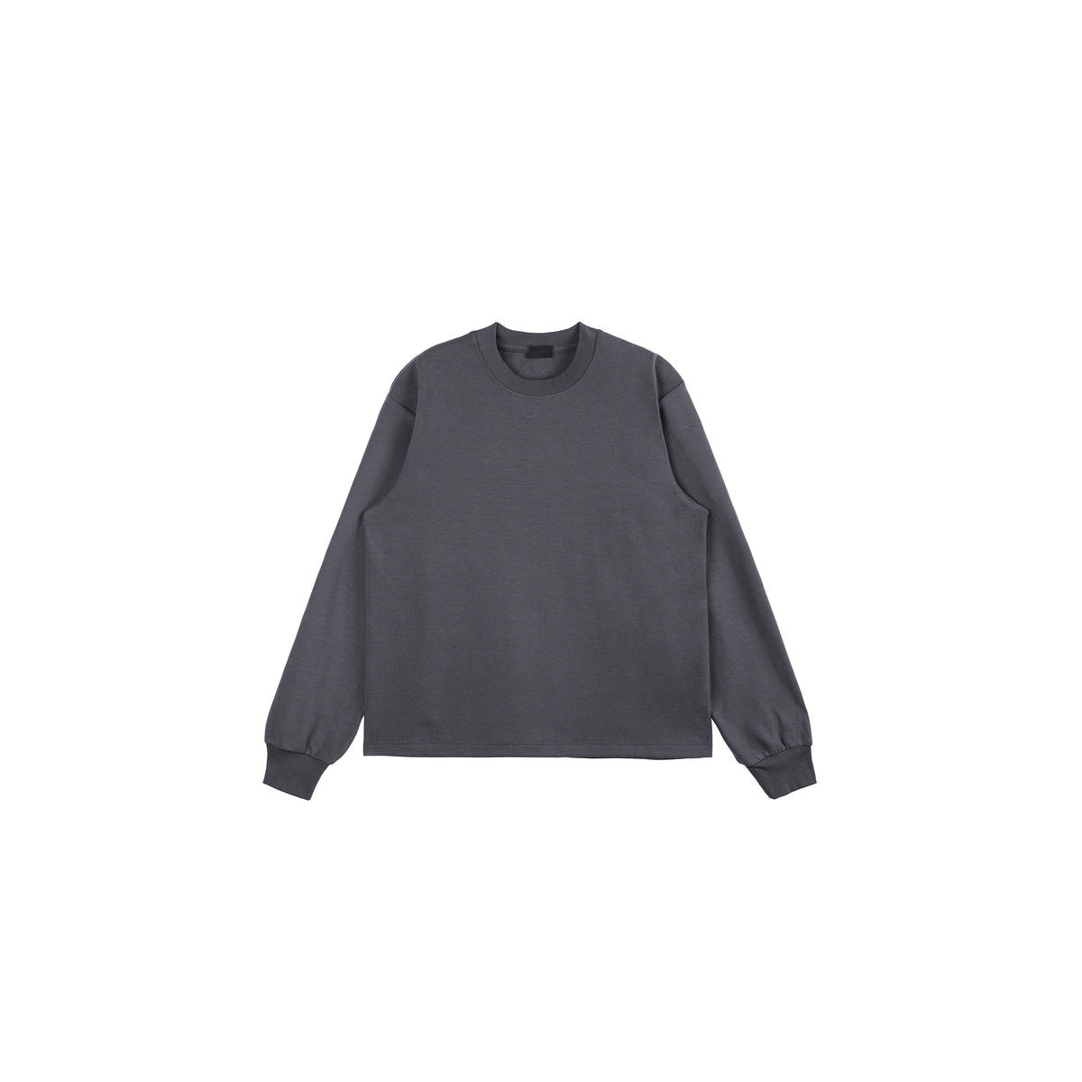 PLUS NO LOGO Thermal Brushed Fleece Relaxed Long-Sleeve Tee