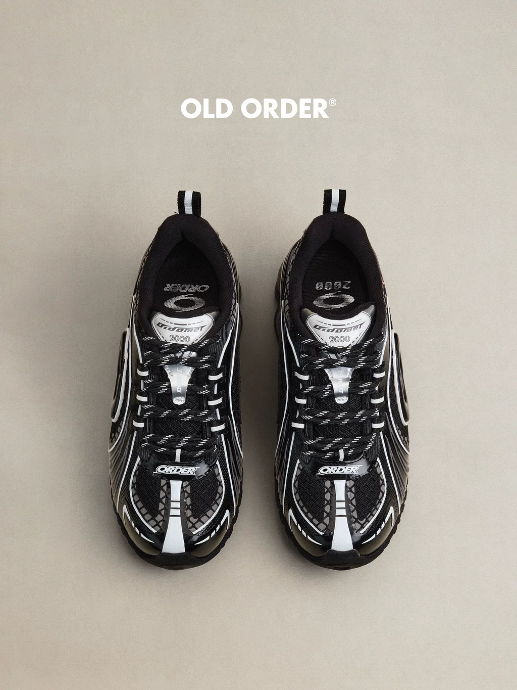 OLD ORDER Leather Chunky Lace-Up Dad Sneaker