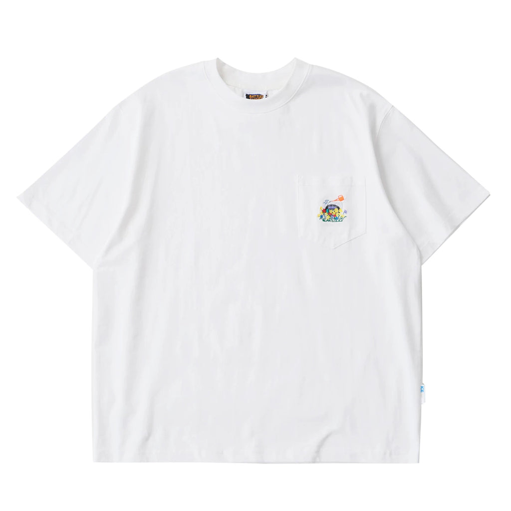 Battles Pocket Embroidered Cool-Touch Oversized Tee