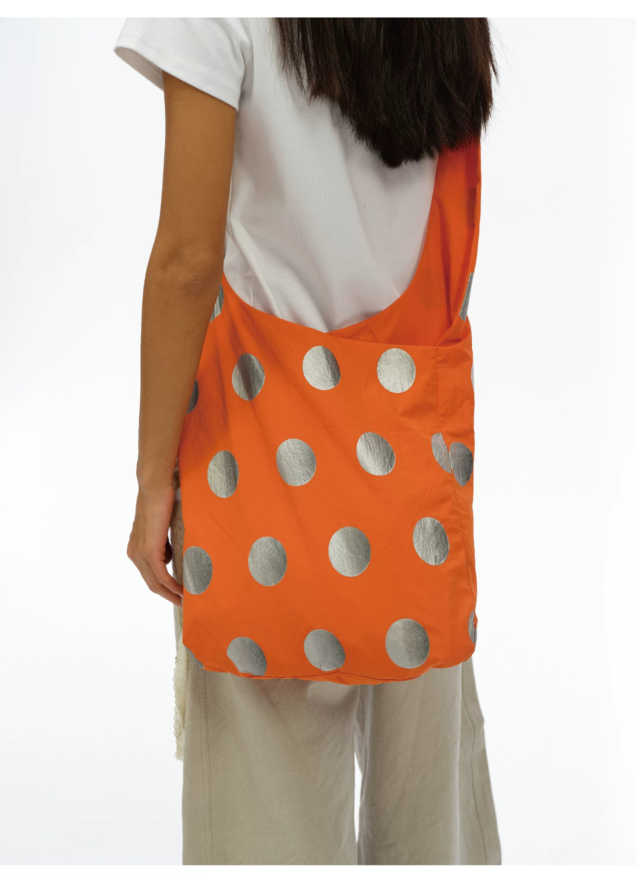 Oinimi Gradual Change Polka Dot Light Messenger Bag