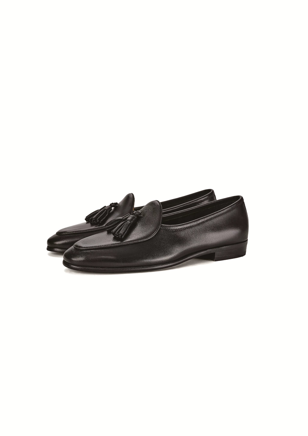 TERRAKOO Leather Tassel Slip-On Loafer