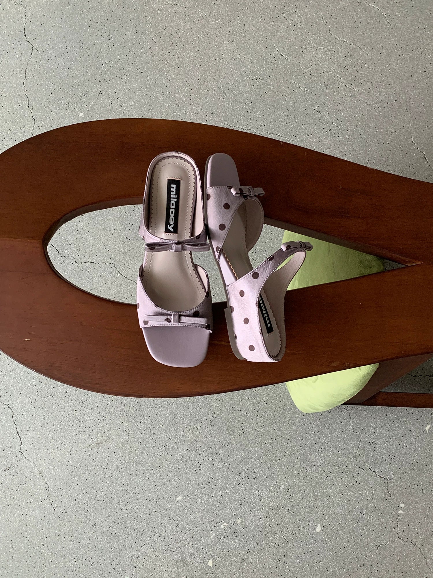 MILOOEY Leather Open-Toe Wedge Platform Sandal