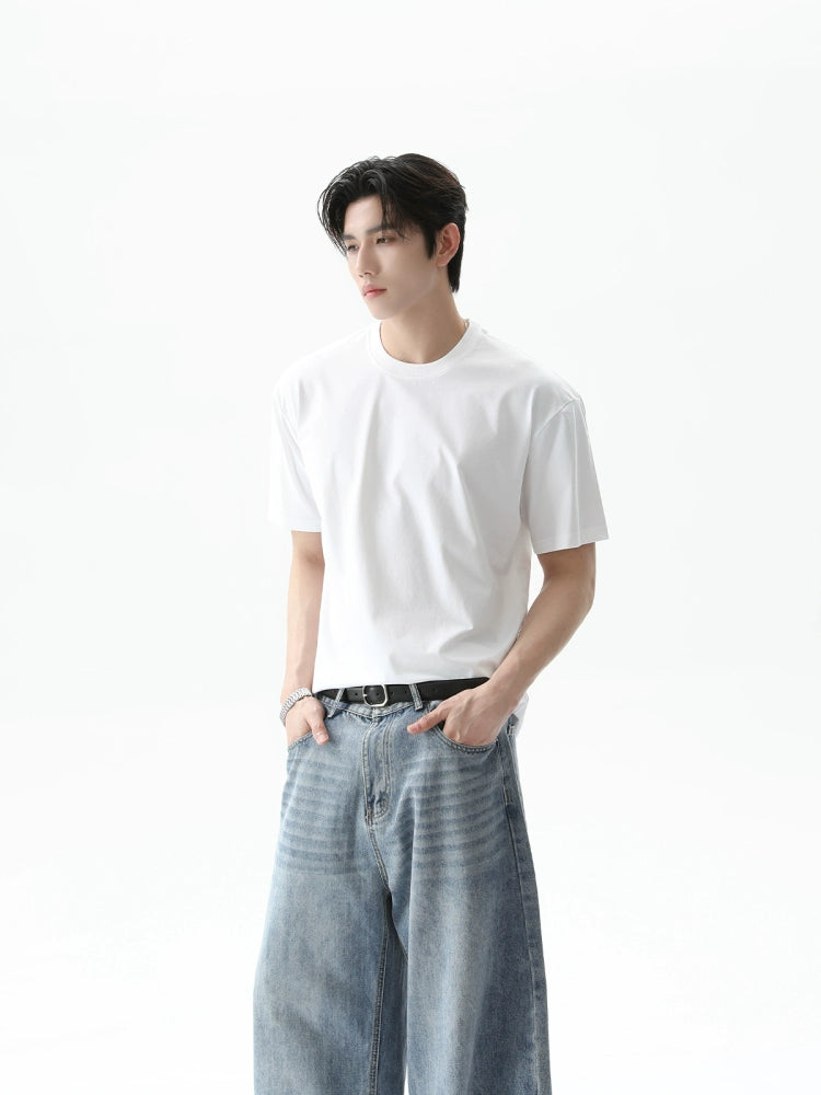 TURNTIDE Cool Loose Round Neck Tee
