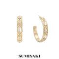 SUMIYAKI Retro Hoop Earrings