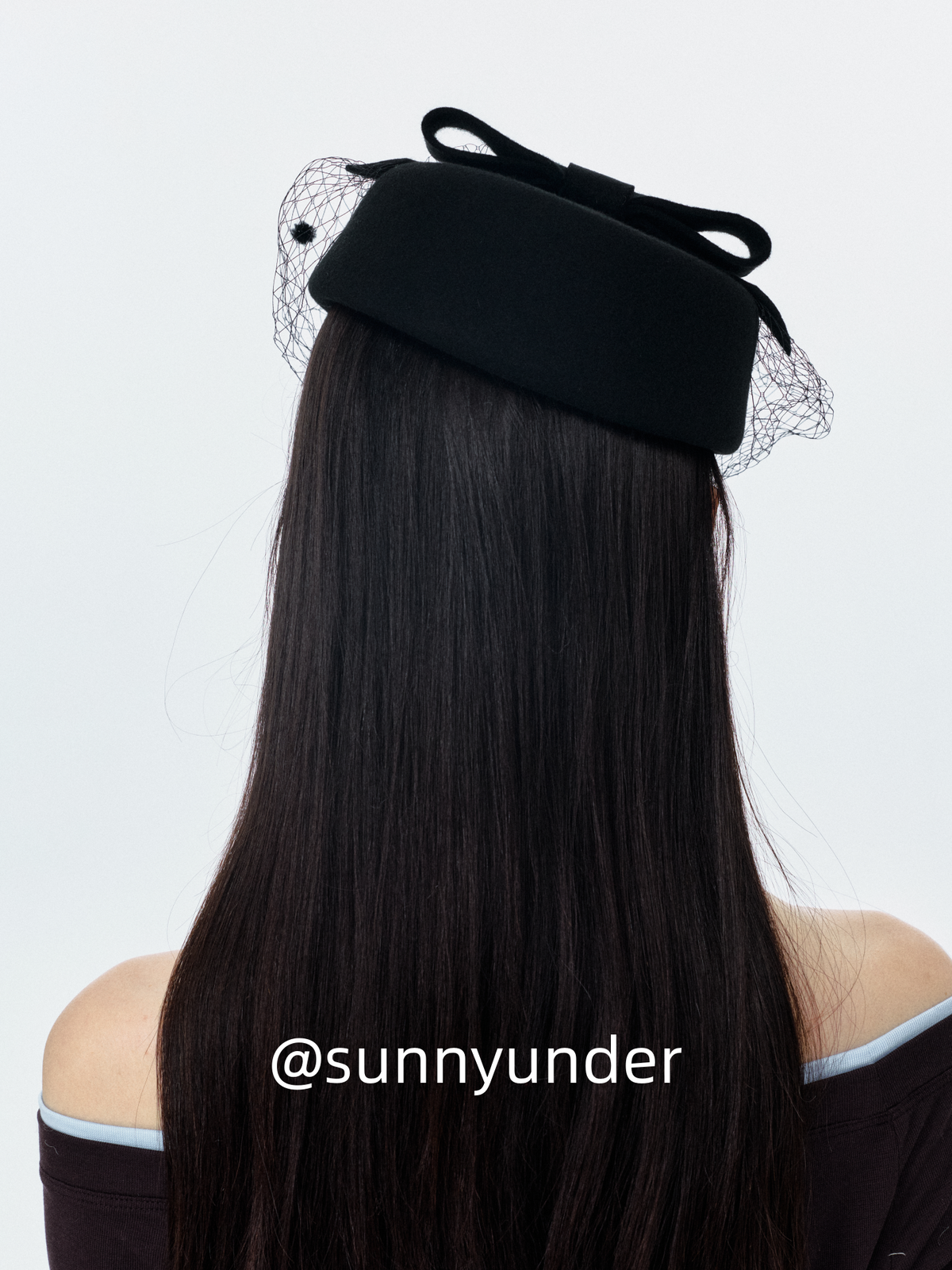 Sunnyunder Vintage Elegant Mesh Woolen Hat