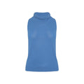 Wildberry Blue Slim Fit Moisture-Wicking Knit Tank Top