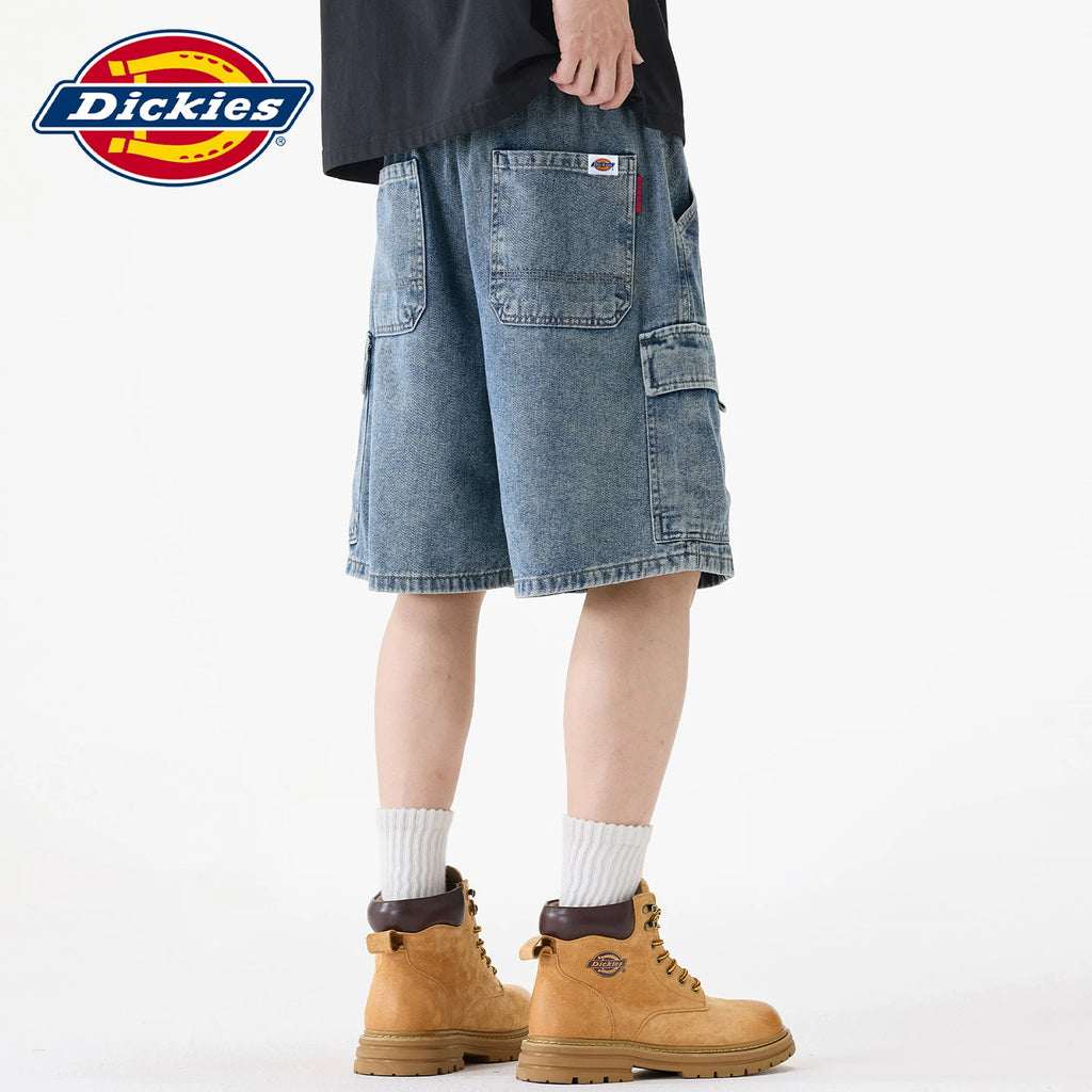Dickies American Straight-Leg Cargo Denim Shorts