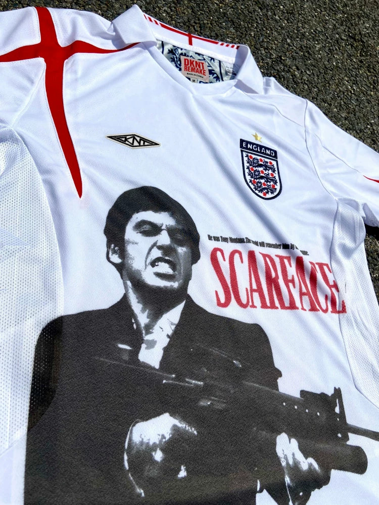 REMAKE England Portrait Print Nuo Football Short Sleeve
