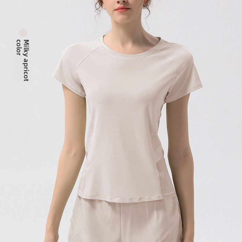 TIANQINGSE Thin Quick-Drying Breathable Yoga T-Shirt