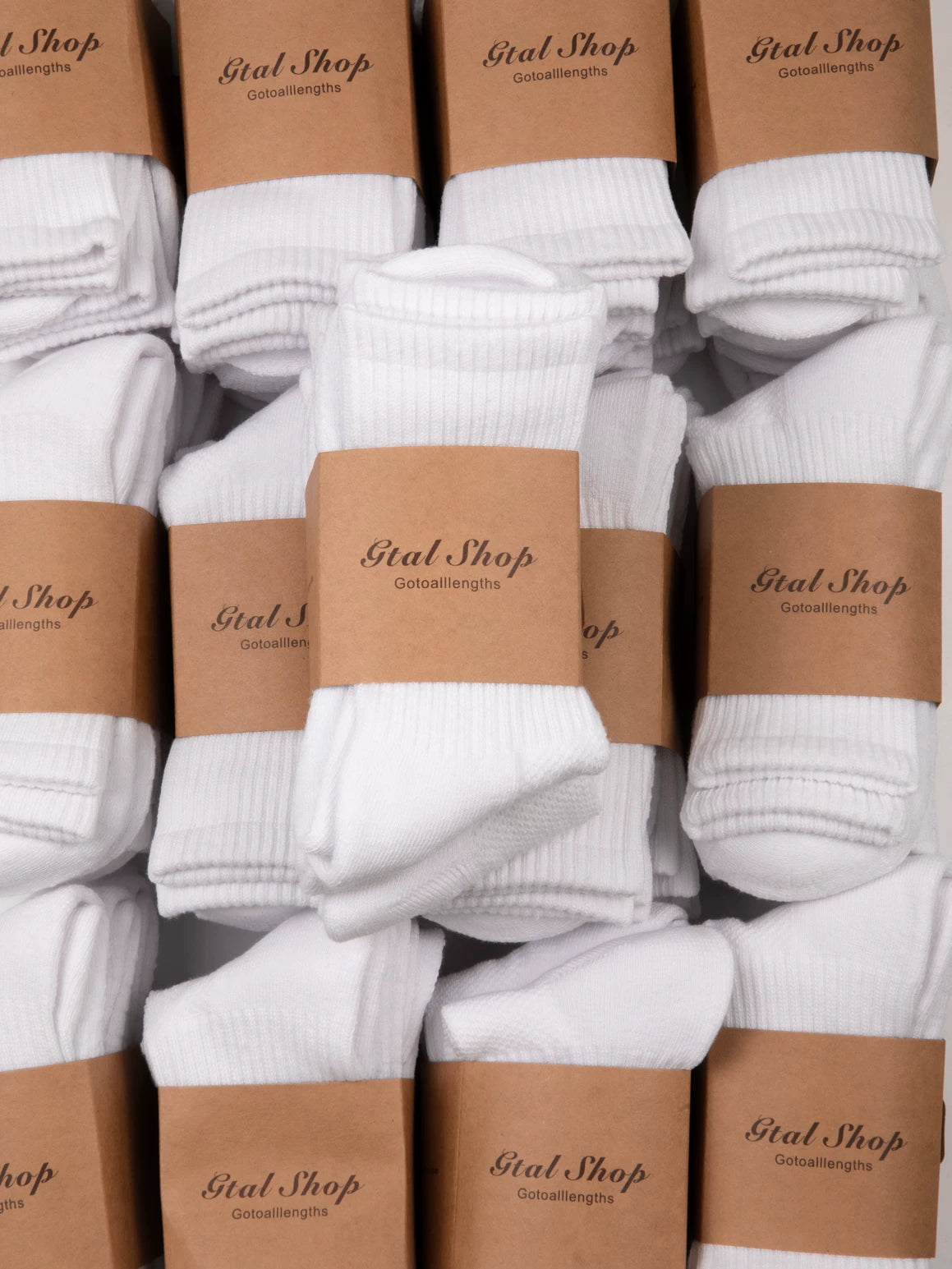GTAL Odor-Resistant Cushioned Terry Mid-Calf Socks