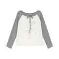 KANO fiti Print Long-Sleeve Raglan Tee