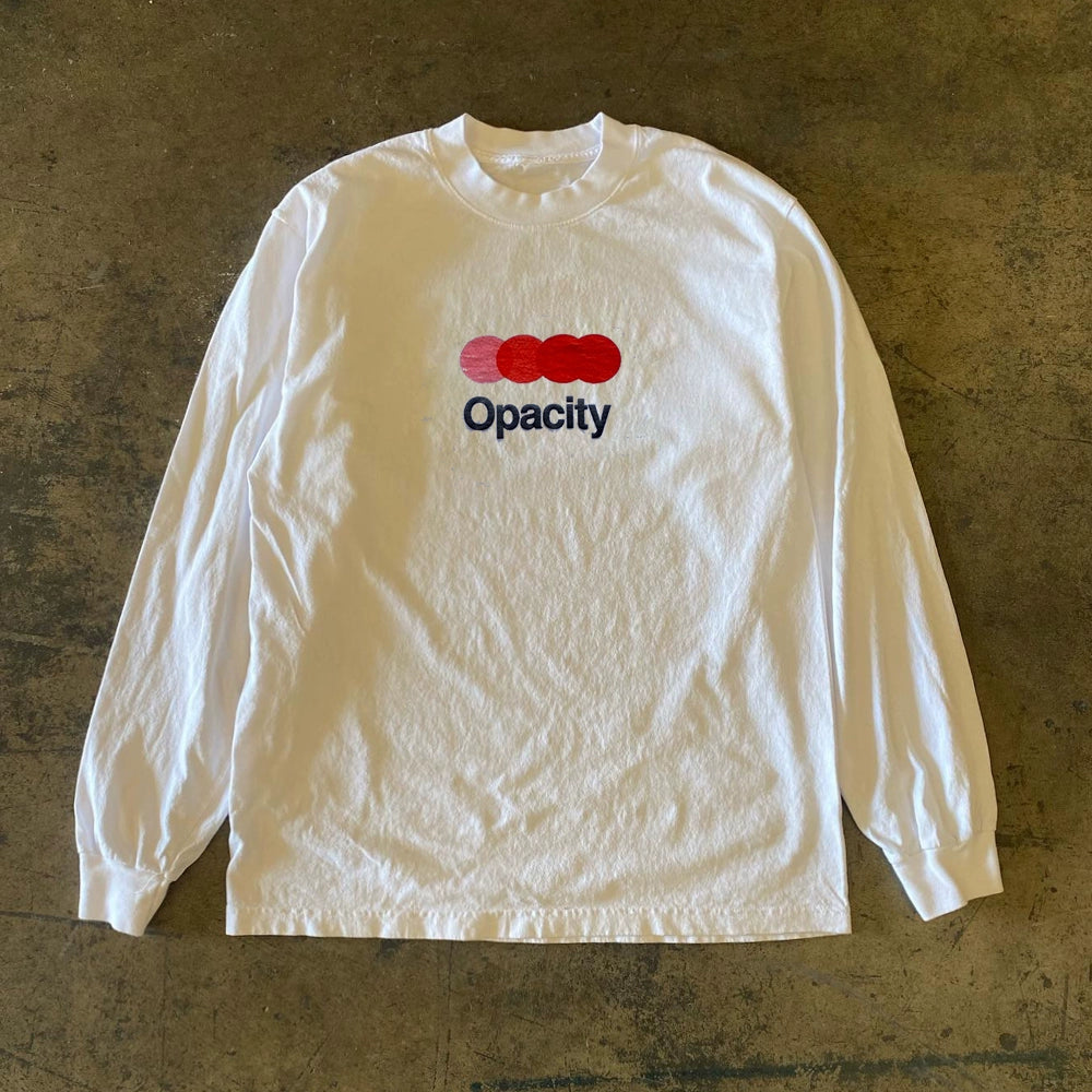 Wang Youbing Studio! Opacity 220g 100% Cotton Long Sleeve Tee