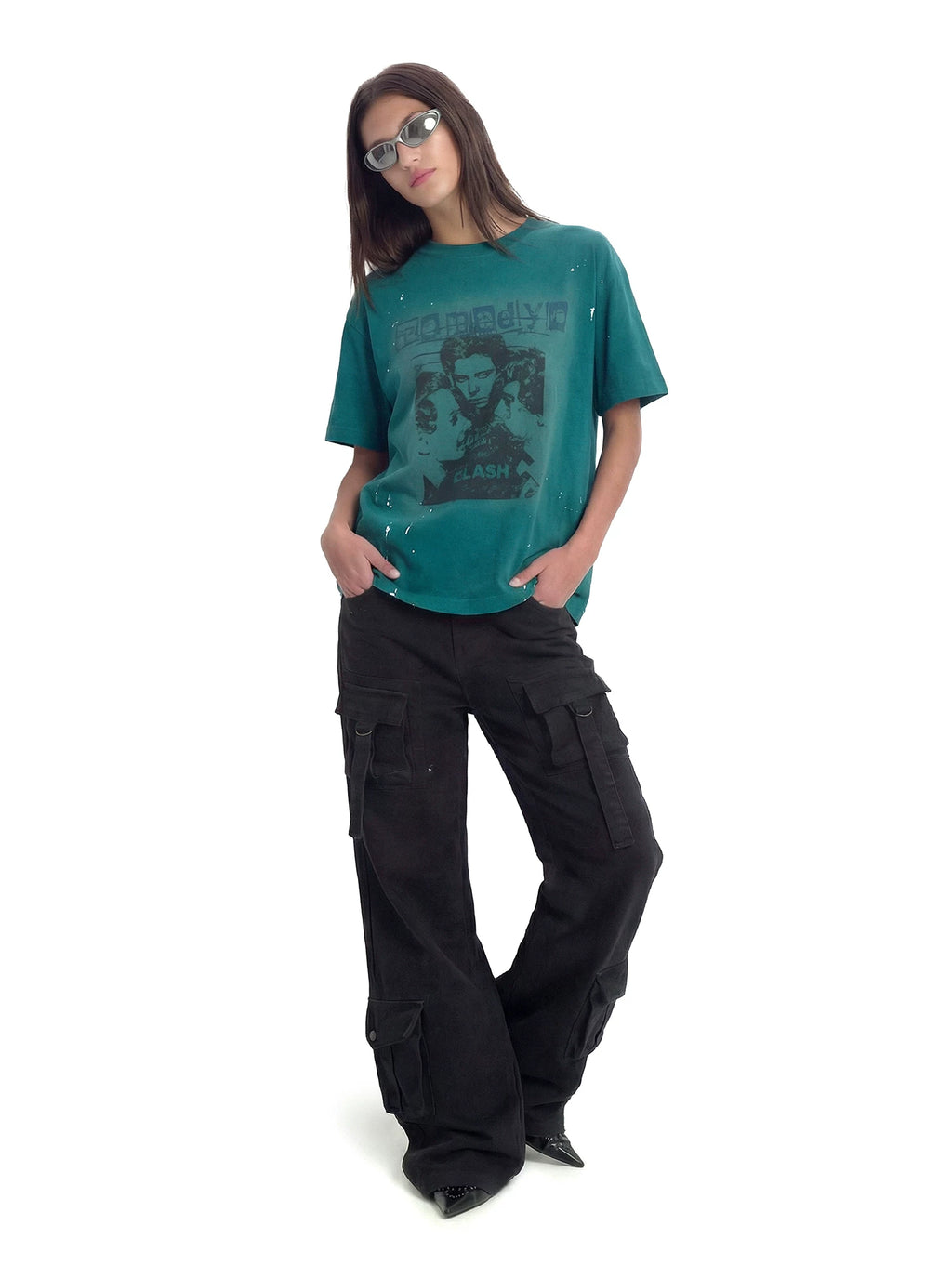 Remedy Boxy Fit Washed Graphic Tee