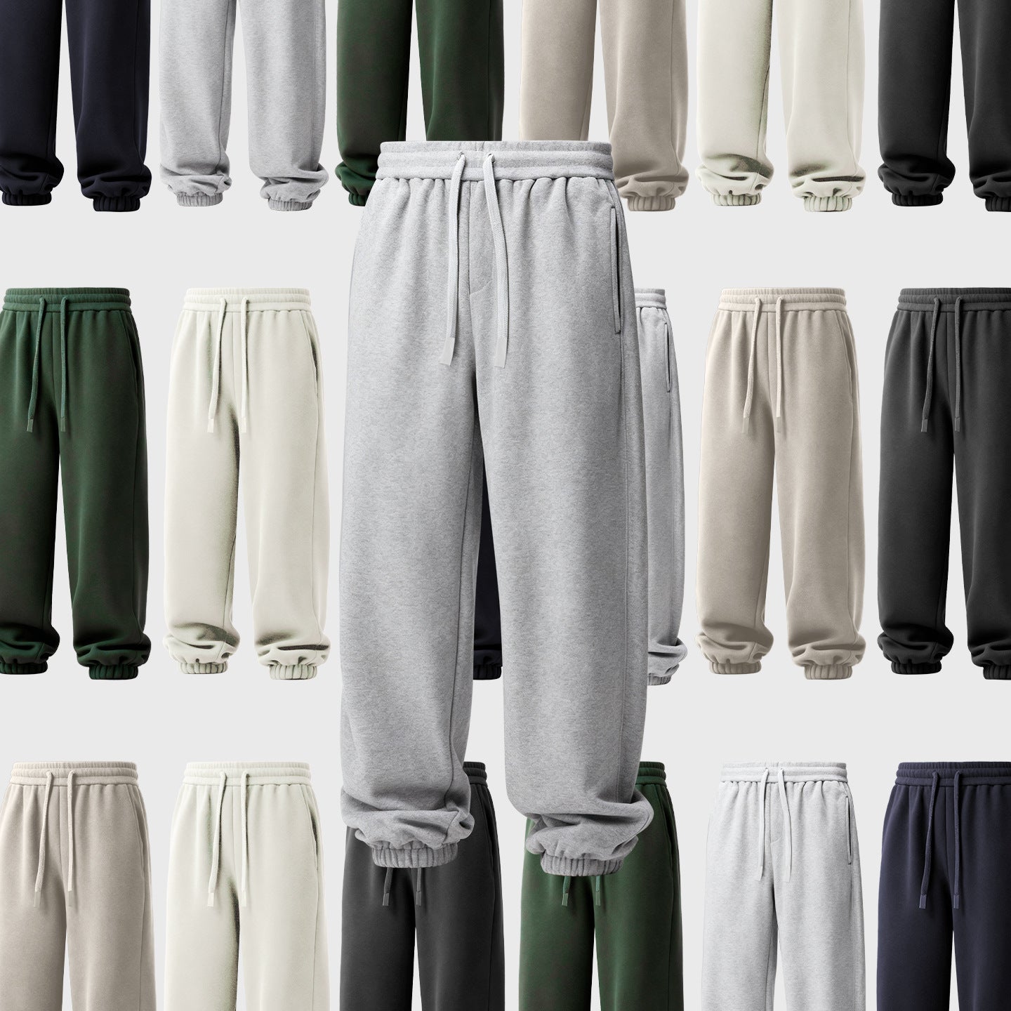 Inflation Threaded Waist Crossknit Sweatpants