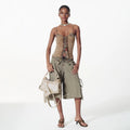 2th Desire Vintage Tassel Metal Rivet Shoulder Underarm Bag