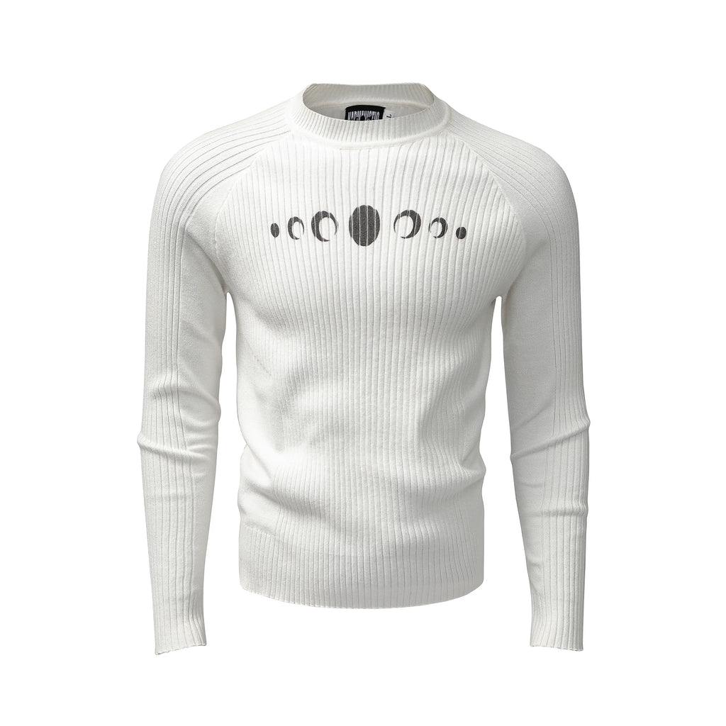KARMANISTIC slim-fit knitted long-sleeved sweater