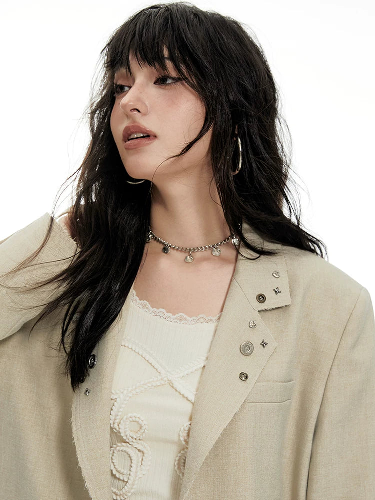 Imone Loose and Thin Suit Jacket