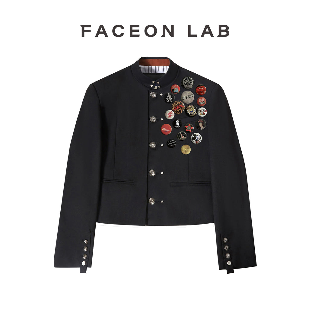 FACEON LAB Wool Cropped Blazer