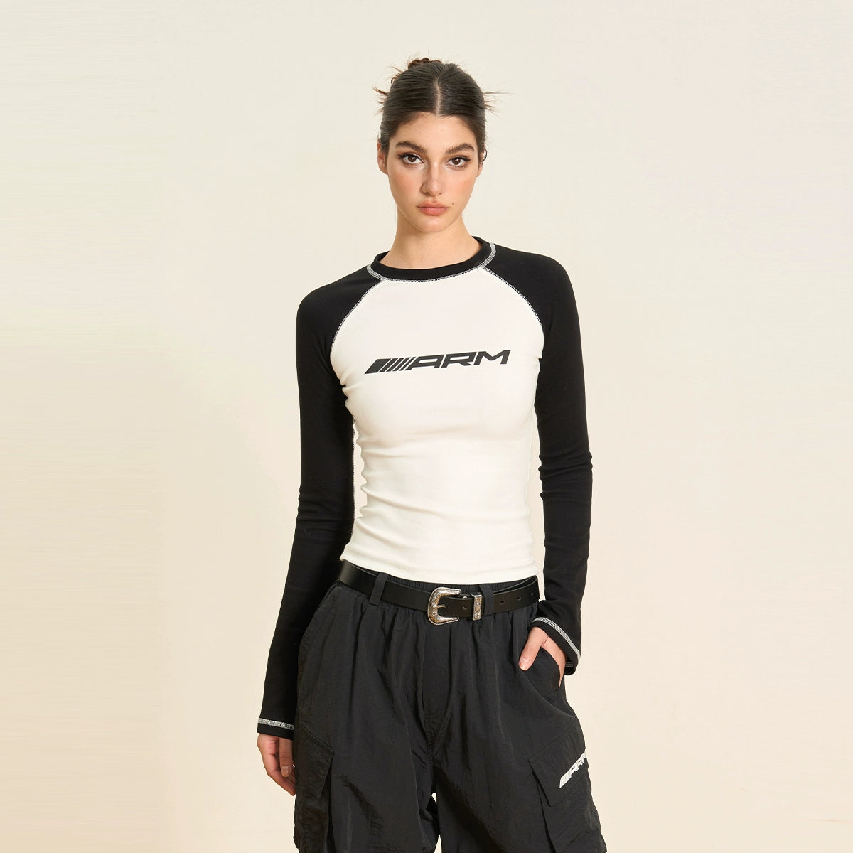Ariseism Vintage Shoulder Skinny Long Sleeves