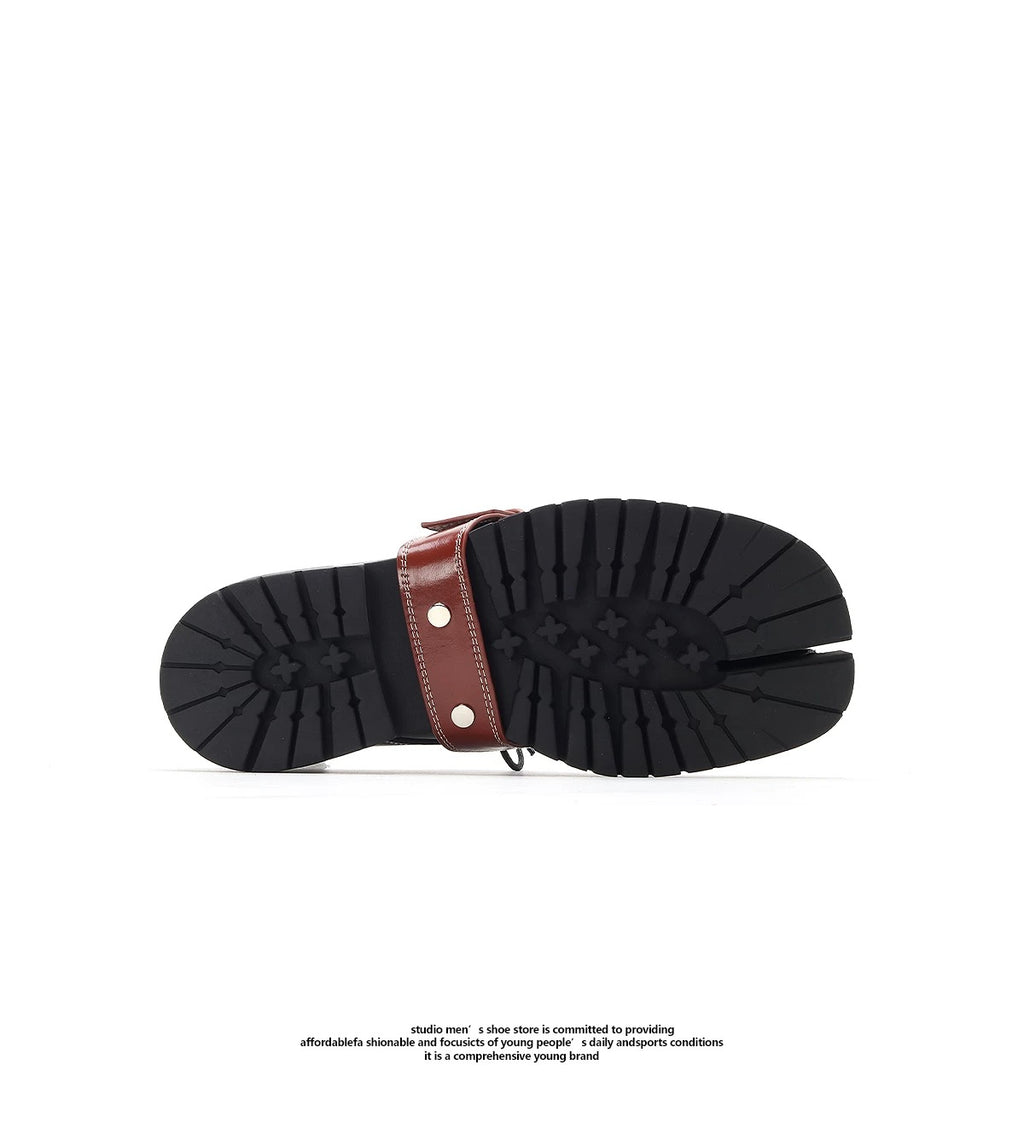 SHENLV STUDIO Buckle Tabi Shoes