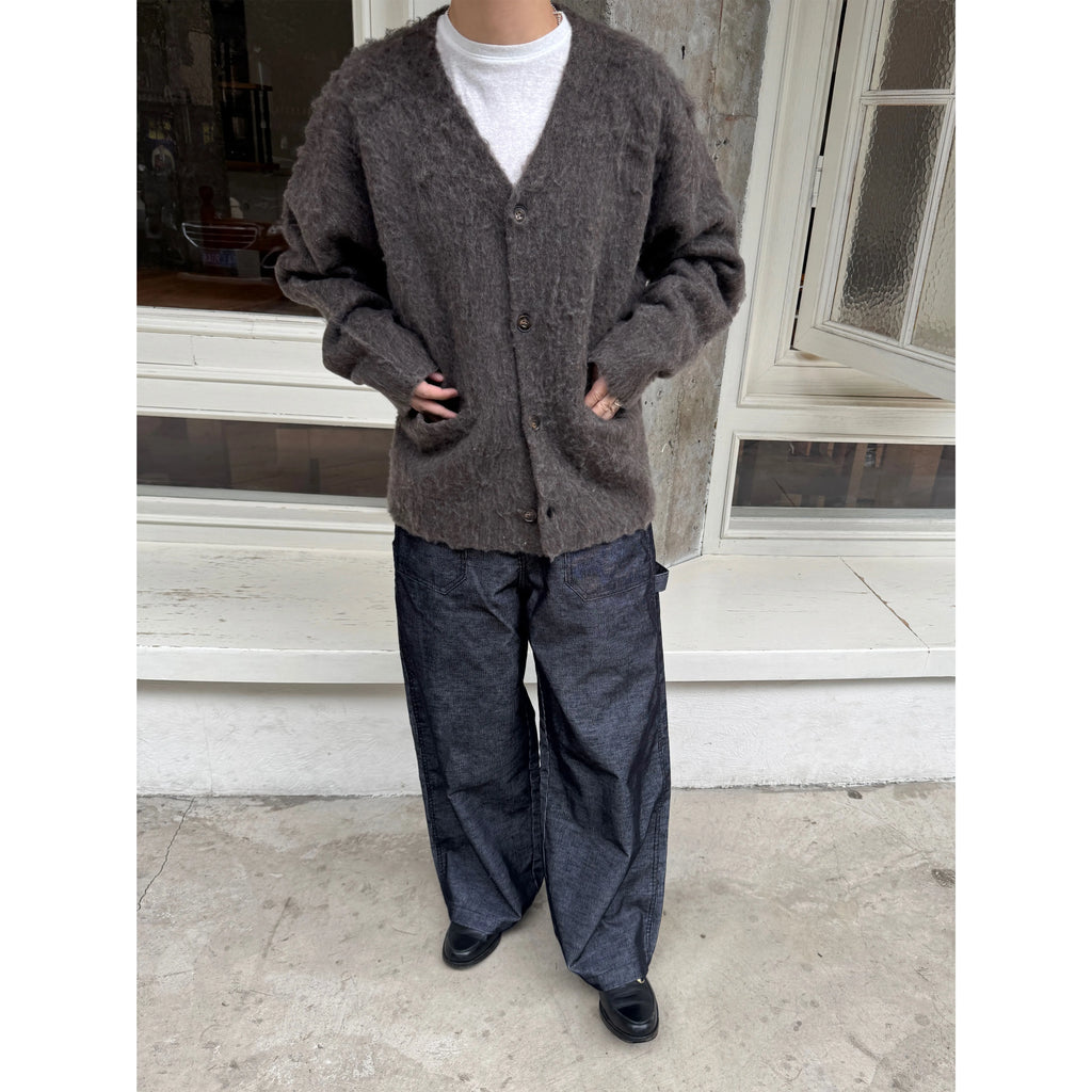 Anniehall Distressed Corduroy Wide-Leg Relaxed Pants