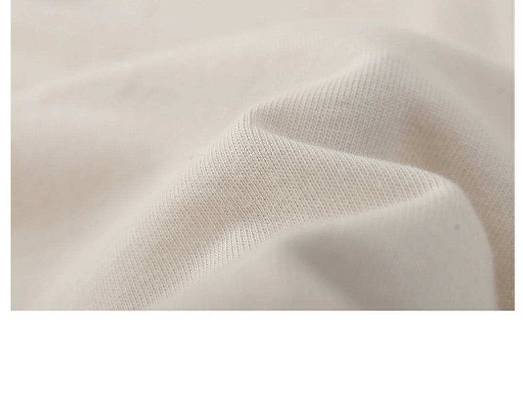 PrintAce Natural Raw Cotton Unbleached 300g Breathable Loose Tee
