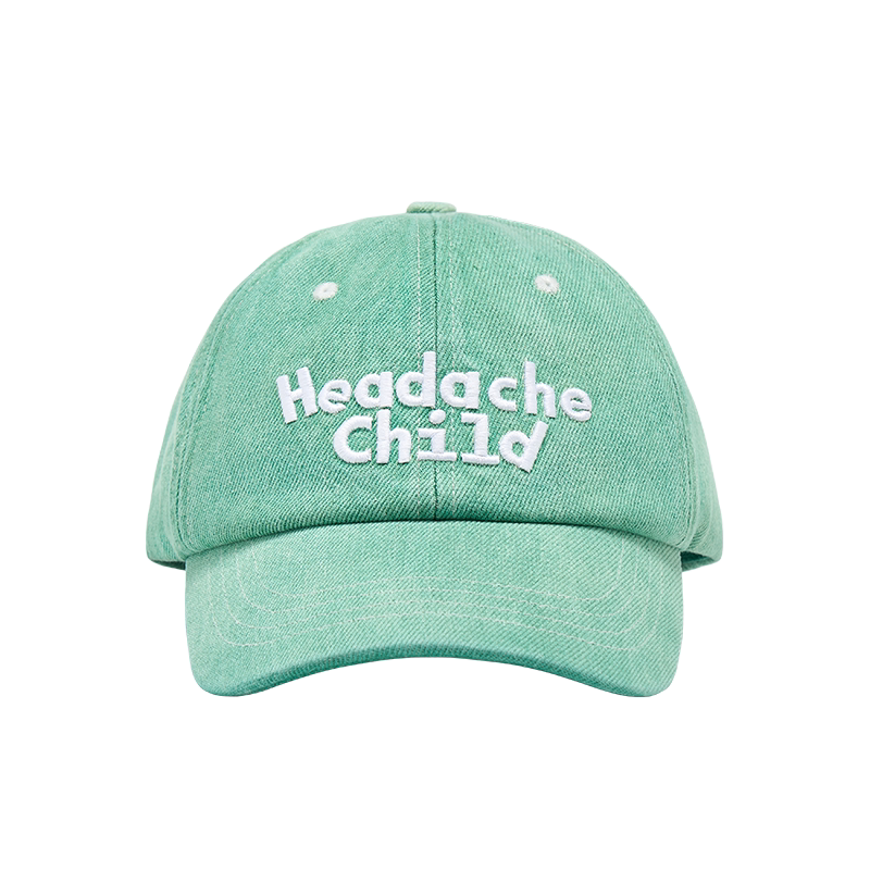 HEADACHE Embroidered Curved-Brim Cap