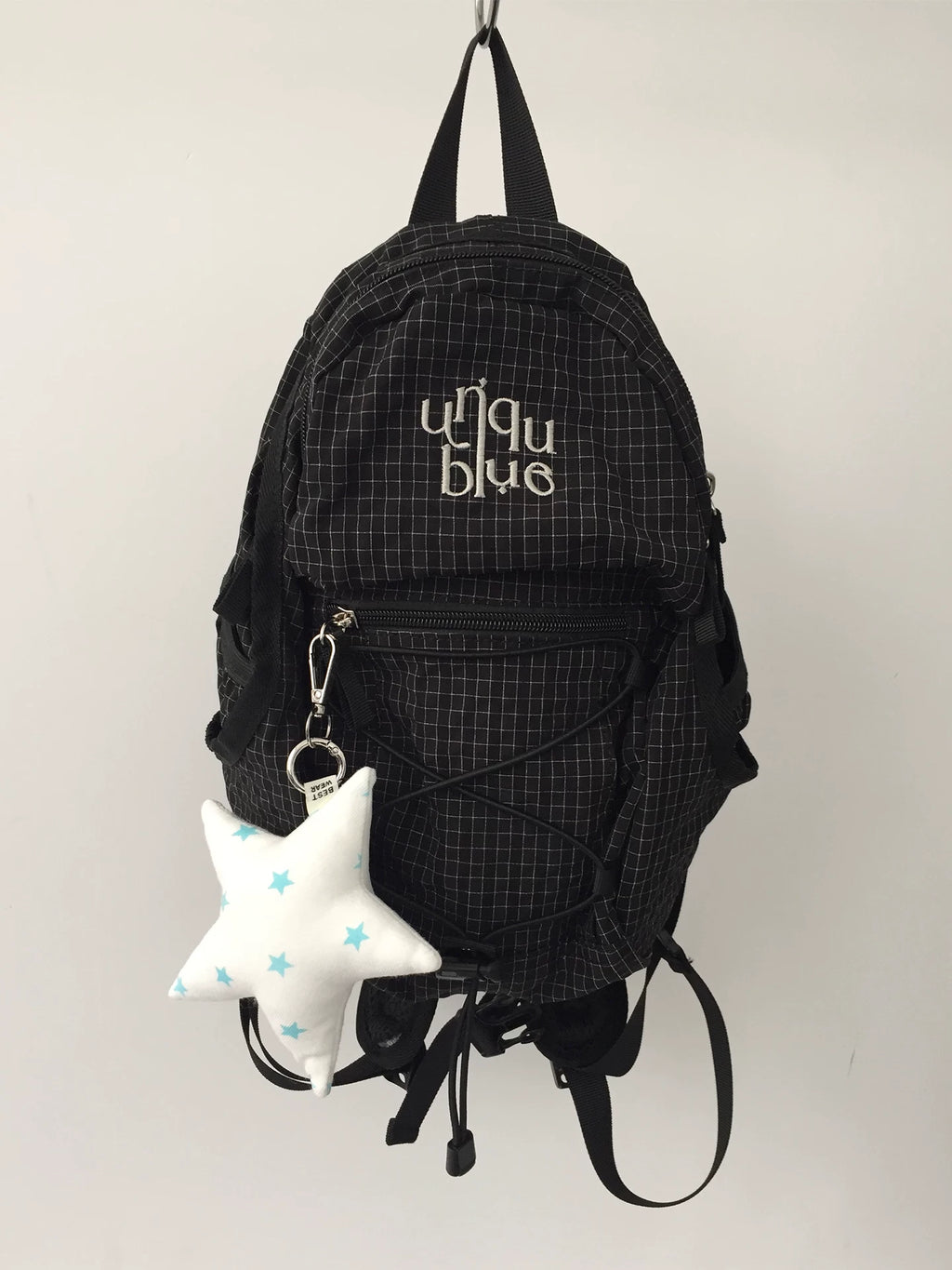 Unique blue Star Plush Phone Charm Keychain Pendant