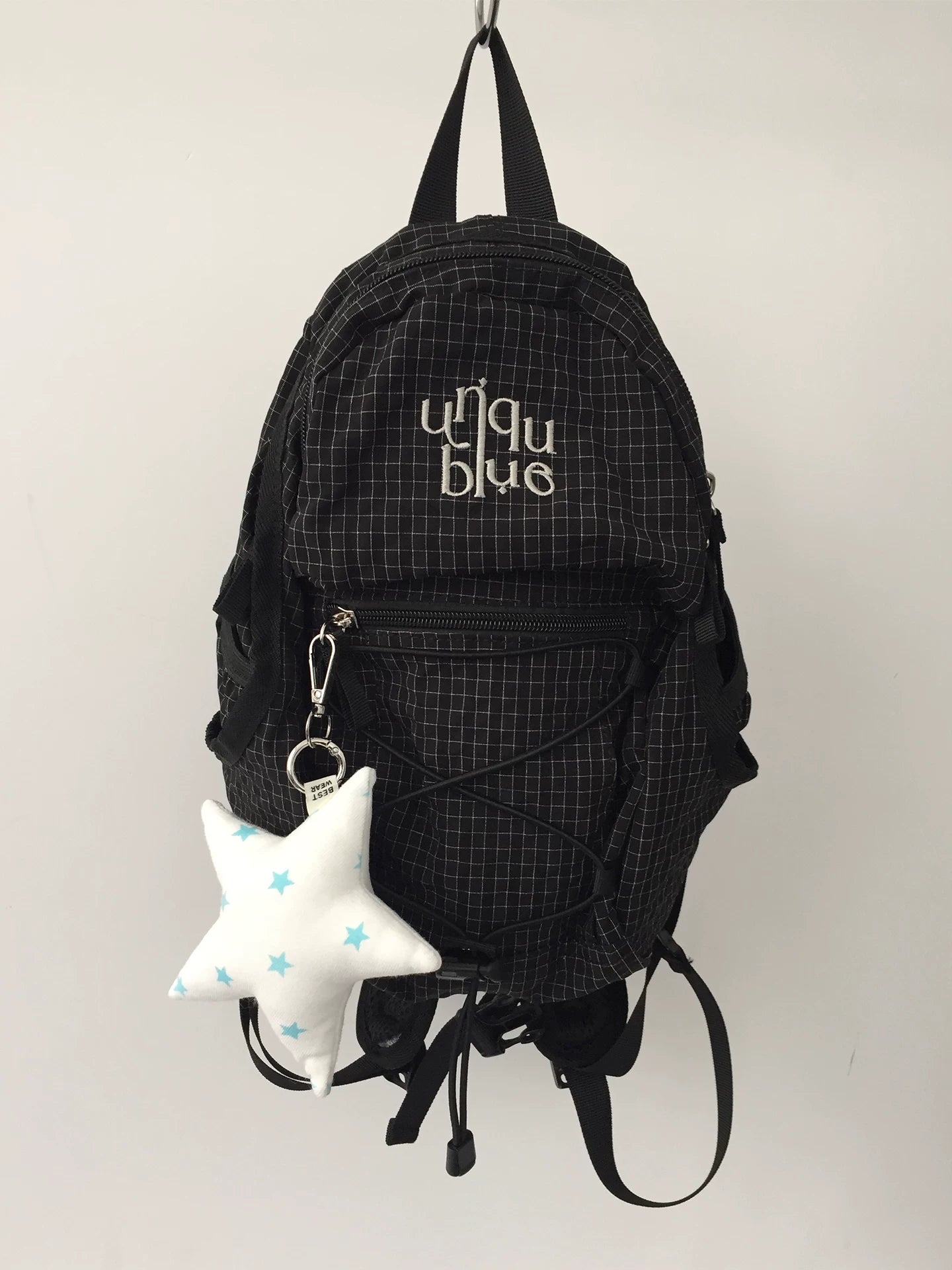 Unique blue Star Plush Phone Charm Keychain Pendant
